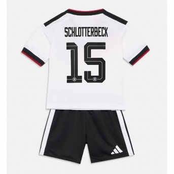 Billige Fotballdrakt Tyskland Nico Schlotterbeck #15 Replika Hjemmedraktsett Barn VM 2026 Kortermet (med bukser)